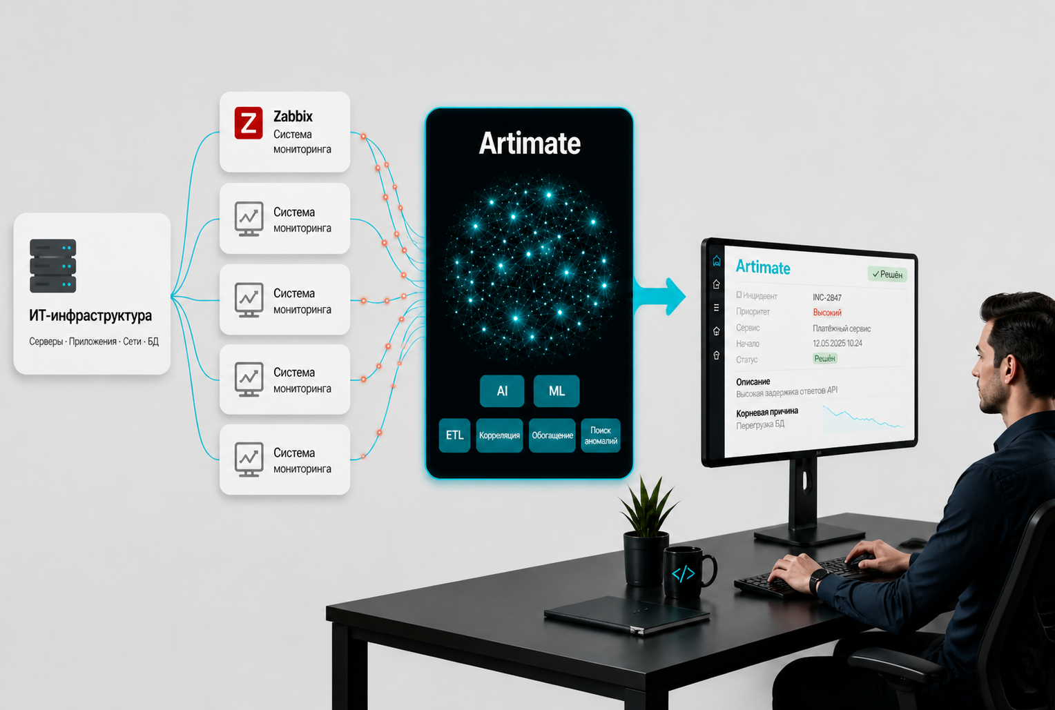 Artimate AIOps платформа